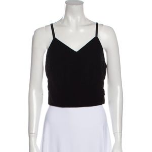 Giorgio Armani Velvet Crop Top